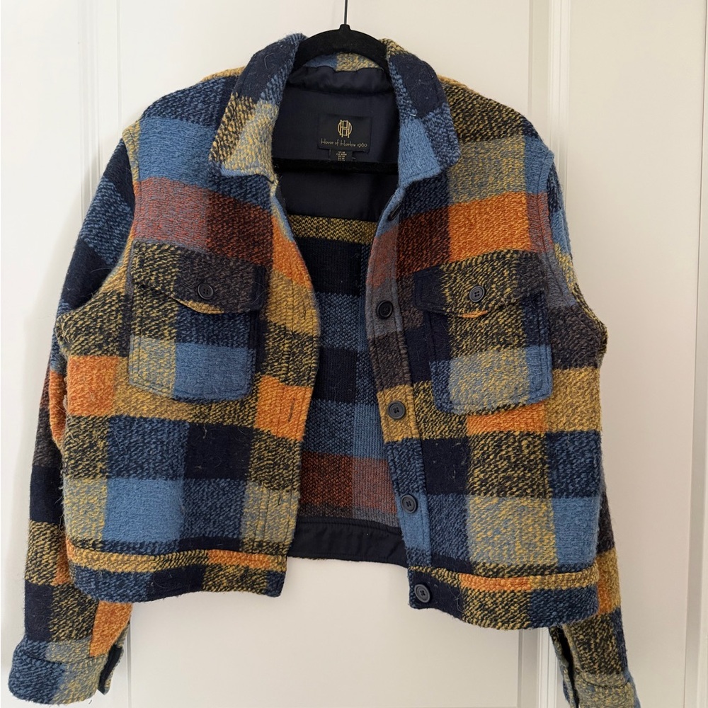 House of Harlow 1960 Multicolor Plaid Jacket